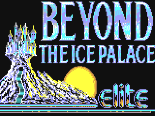 Beyond the Ice Palace title screen for Commodore 64